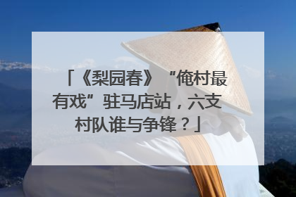 《梨园春》“俺村最有戏”驻马店站，六支村队谁与争锋？
