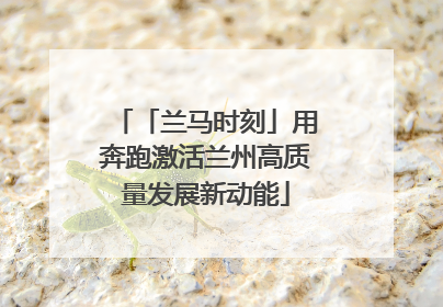 「兰马时刻」用奔跑激活兰州高质量发展新动能