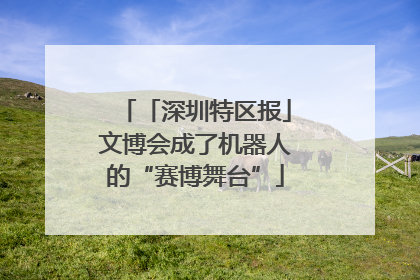 「深圳特区报」文博会成了机器人的“赛博舞台”