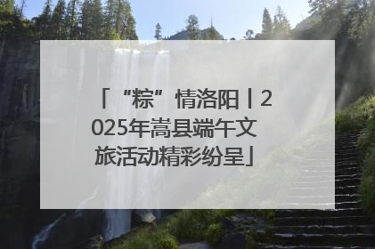 “粽”情洛阳丨2025年嵩县端午文旅活动精彩纷呈