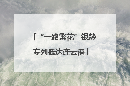“一路繁花”银龄专列抵达连云港