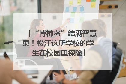 “博柿岛”结满智慧果！松江这所学校的学生在校园里探险