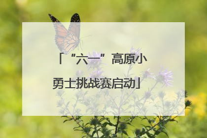 “六一”高原小勇士挑战赛启动
