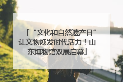 “文化和自然遗产日”让文物焕发时代活力！山东博物馆双展启幕