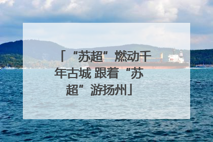 “苏超”燃动千年古城 跟着“苏超”游扬州