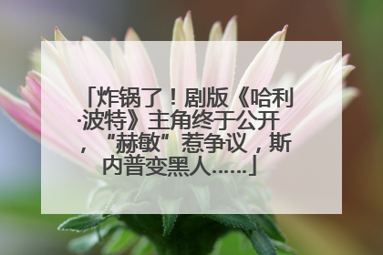 炸锅了！剧版《哈利·波特》主角终于公开，“赫敏”惹争议，斯内普变黑人……