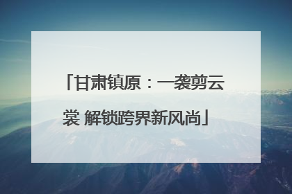 甘肃镇原：一袭剪云裳 解锁跨界新风尚