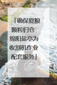 确保夏粮颗粒归仓 绵阳盐亭为收割机作业配套服务