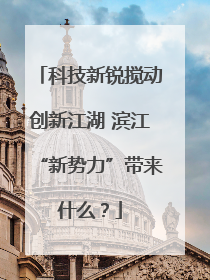 科技新锐搅动创新江湖 滨江“新势力”带来什么？