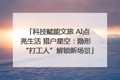 科技赋能文旅 AI点亮生活 猎户星空：隐形“打工人”解锁新场景