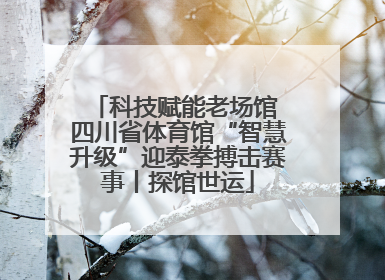 科技赋能老场馆 四川省体育馆“智慧升级”迎泰拳搏击赛事丨探馆世运