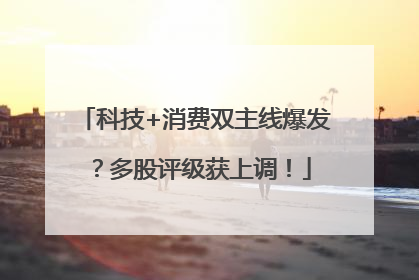 科技+消费双主线爆发？多股评级获上调！