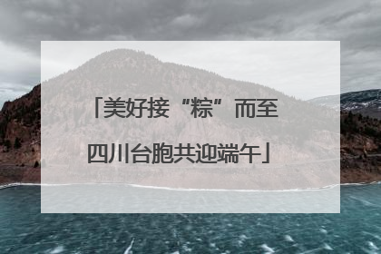 美好接“粽”而至 四川台胞共迎端午