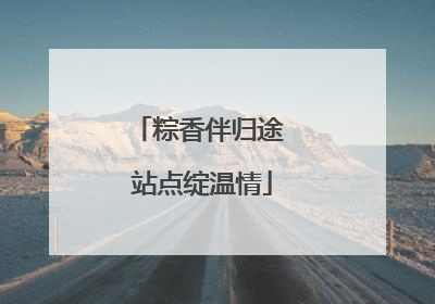 粽香伴归途 站点绽温情