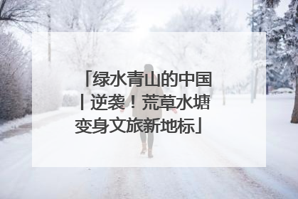 绿水青山的中国丨逆袭！荒草水塘变身文旅新地标