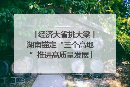 经济大省挑大梁丨湖南锚定“三个高地”推进高质量发展