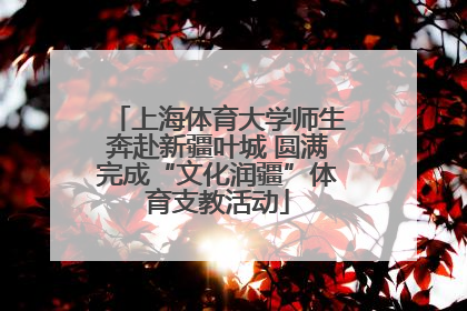 上海体育大学师生奔赴新疆叶城 圆满完成“文化润疆”体育支教活动