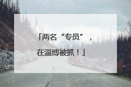 两名“专员”，在淄博被抓！