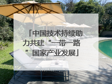 中国技术持续助力共建“一带一路”国家产业发展