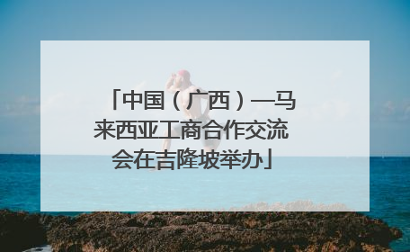 中国（广西）—马来西亚工商合作交流会在吉隆坡举办