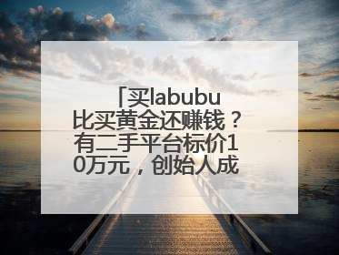 买labubu比买黄金还赚钱？有二手平台标价10万元，创始人成河南首富