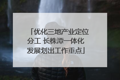 优化三地产业定位分工 长株潭一体化发展划出工作重点