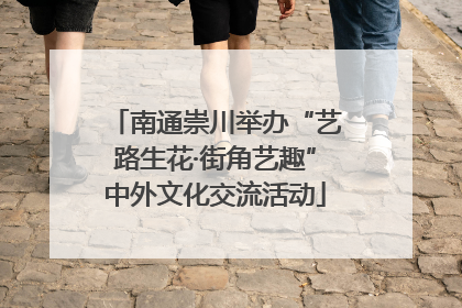 南通崇川举办“艺路生花·街角艺趣”中外文化交流活动