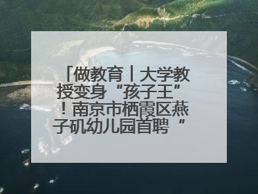 做教育︱大学教授变身“孩子王”！南京市栖霞区燕子矶幼儿园首聘“科学副园长”点燃萌娃科学梦