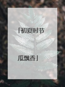 初夏时节瓜飘香