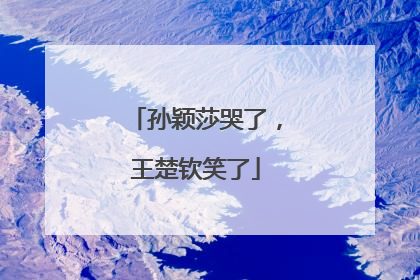 孙颖莎哭了，王楚钦笑了