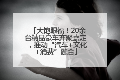 大饱眼福！20余台精品豪车齐聚嘉定，推动“汽车+文化+消费”融合
