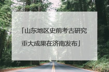 山东地区史前考古研究重大成果在济南发布