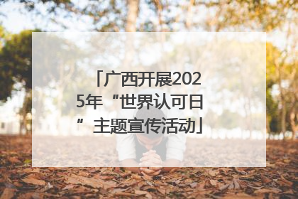 广西开展2025年“世界认可日”主题宣传活动