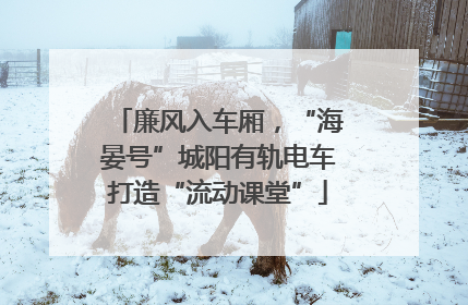 廉风入车厢，“海晏号”城阳有轨电车打造“流动课堂”