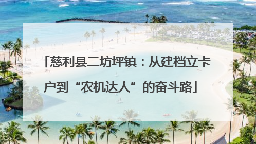 慈利县二坊坪镇：从建档立卡户到“农机达人”的奋斗路