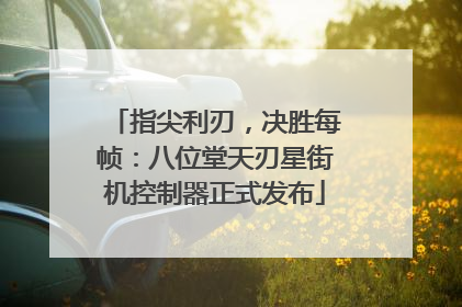 指尖利刃,决胜每帧:八位堂天刃星街机控制器正式发布