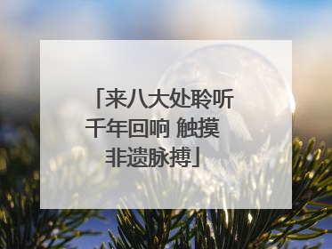 来八大处聆听千年回响 触摸非遗脉搏