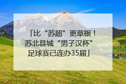 比“苏超”更草根！苏北县城“男子汉杯”足球赛已连办35届