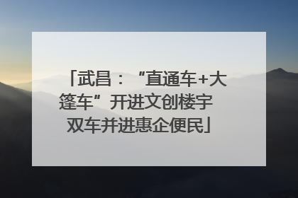 武昌：“直通车+大篷车”开进文创楼宇 双车并进惠企便民