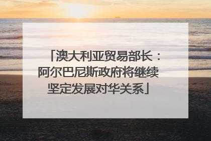 澳大利亚贸易部长：阿尔巴尼斯政府将继续坚定发展对华关系
