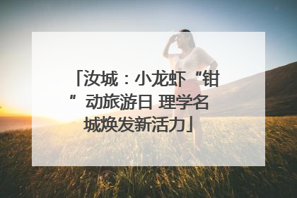 汝城：小龙虾“钳”动旅游日 理学名城焕发新活力
