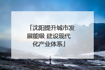 沈阳提升城市发展能级 建设现代化产业体系