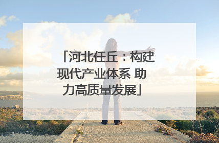 河北任丘：构建现代产业体系 助力高质量发展