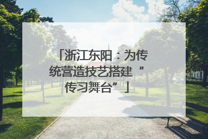 浙江东阳：为传统营造技艺搭建“传习舞台”
