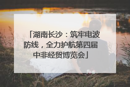 湖南长沙：筑牢电波防线，全力护航第四届中非经贸博览会