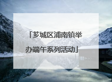 芗城区浦南镇举办端午系列活动