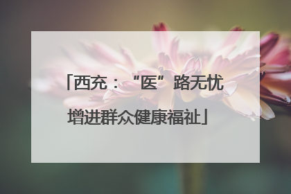 西充：“医”路无忧 增进群众健康福祉