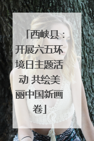 西峡县：开展六五环境日主题活动 共绘美丽中国新画卷