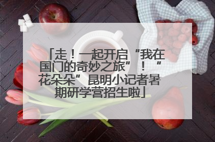 走！一起开启“我在国门的奇妙之旅”！“花朵朵”昆明小记者暑期研学营招生啦