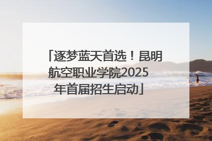 逐梦蓝天首选！昆明航空职业学院2025年首届招生启动